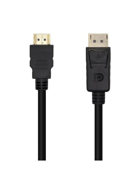 CABLE CONVERSOR AISENS DISPLAYPORT/M A HDMI/H 3M BLACK