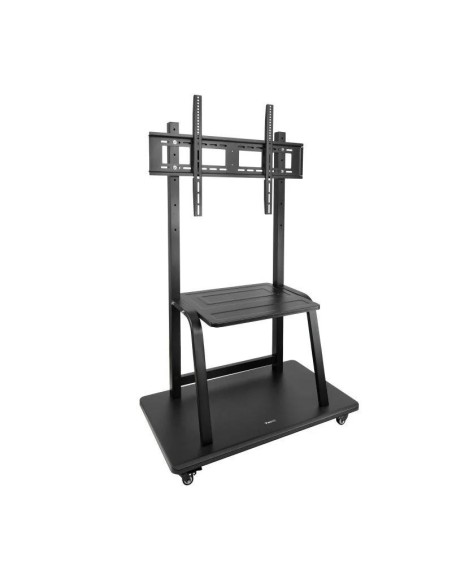 SOPORTE TV MONITOR TOOQ SUELO CON RUEDAS 37-100 150KG BLACK