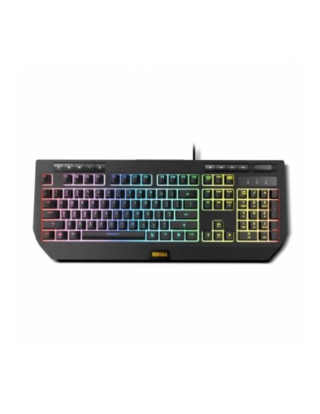 TECLADO + RATON GAMING KROM KRUSHER USB RGB SEMIMECANICO BLACK