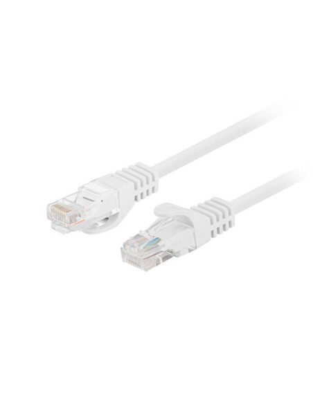 CABLE DE RED CAT.6 UTP 1M LANBERG WHITE