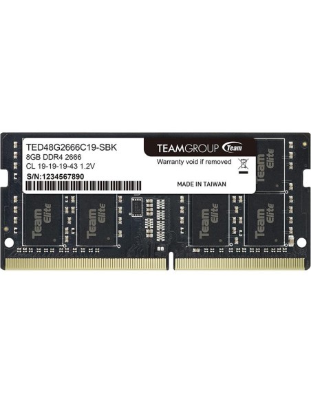 MEMORIA SODIMM 8GB TEAMGROUP DDR4 2666MHZ