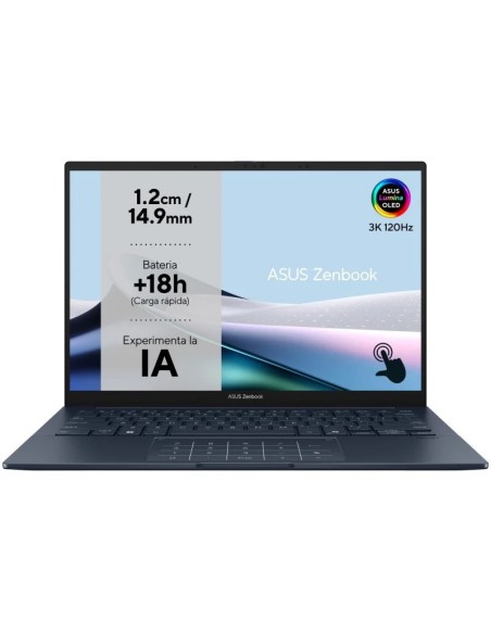 PORTATIL GAMING ASUS ZENBOOK 14 ULTRA 7 255H/16GB/SSD1TB/14 TACTIL /OLED/W11HOME